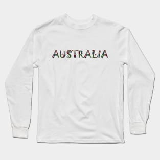 Australia Aboriginal Art Long Sleeve T-Shirt